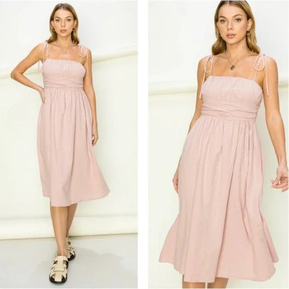 Perfect Timing Pleated A-Line Dress - Picture 2 of 5